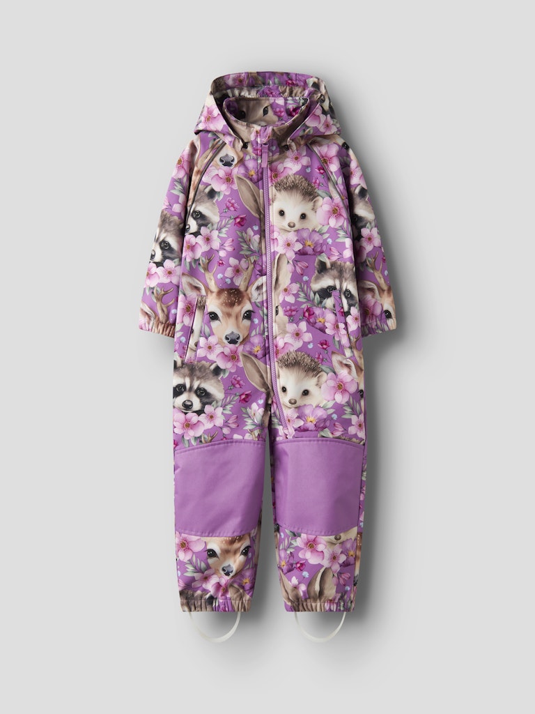 Name It lasten softshell haalari NMFALFA08, pinkki kuosi