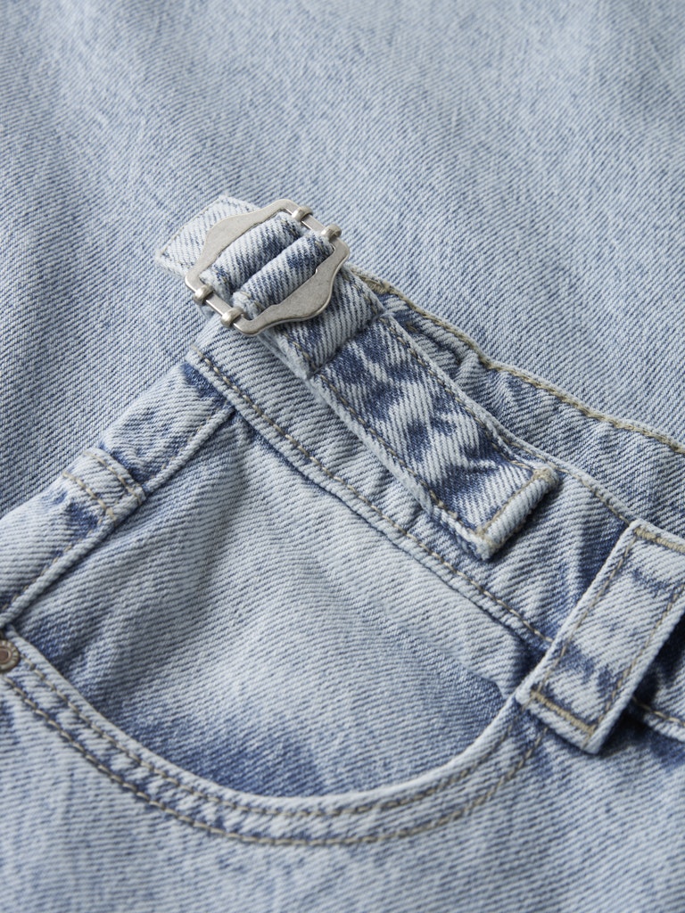 Name It lasten farkut NKFBELLA SKATER BUCKLE JEANS, vaaleansininen