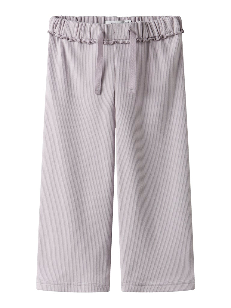 Name It lasten housut NMFTELLA WIDE PANT, vaalea lila