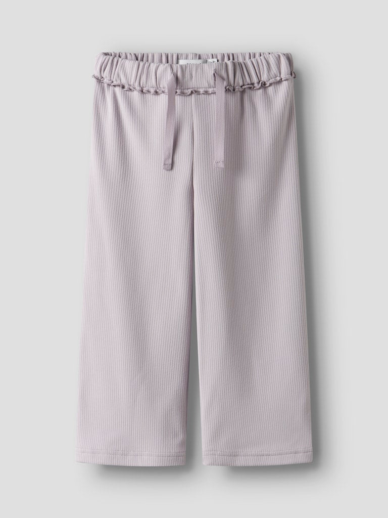Name It lasten housut NMFTELLA WIDE PANT, vaalea lila