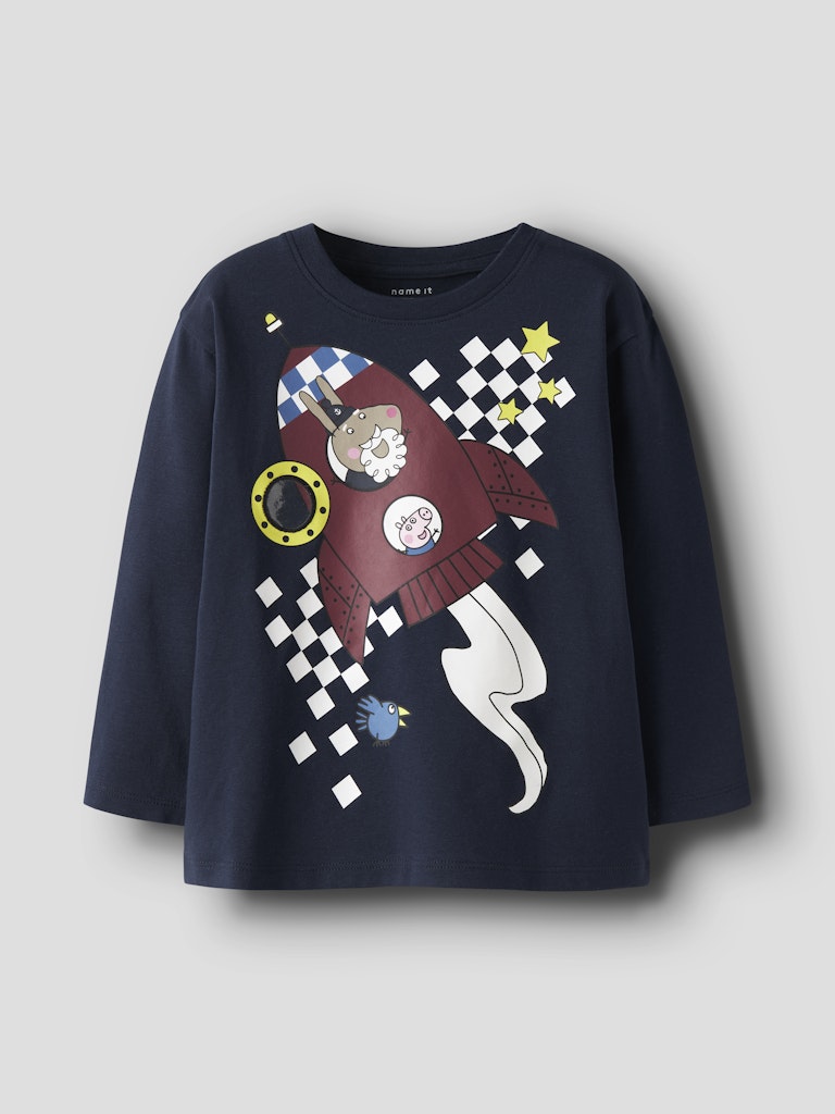 Name It lasten pitkähihainen paita Nmmdallas Peppa LS NREG Top, tummansininen