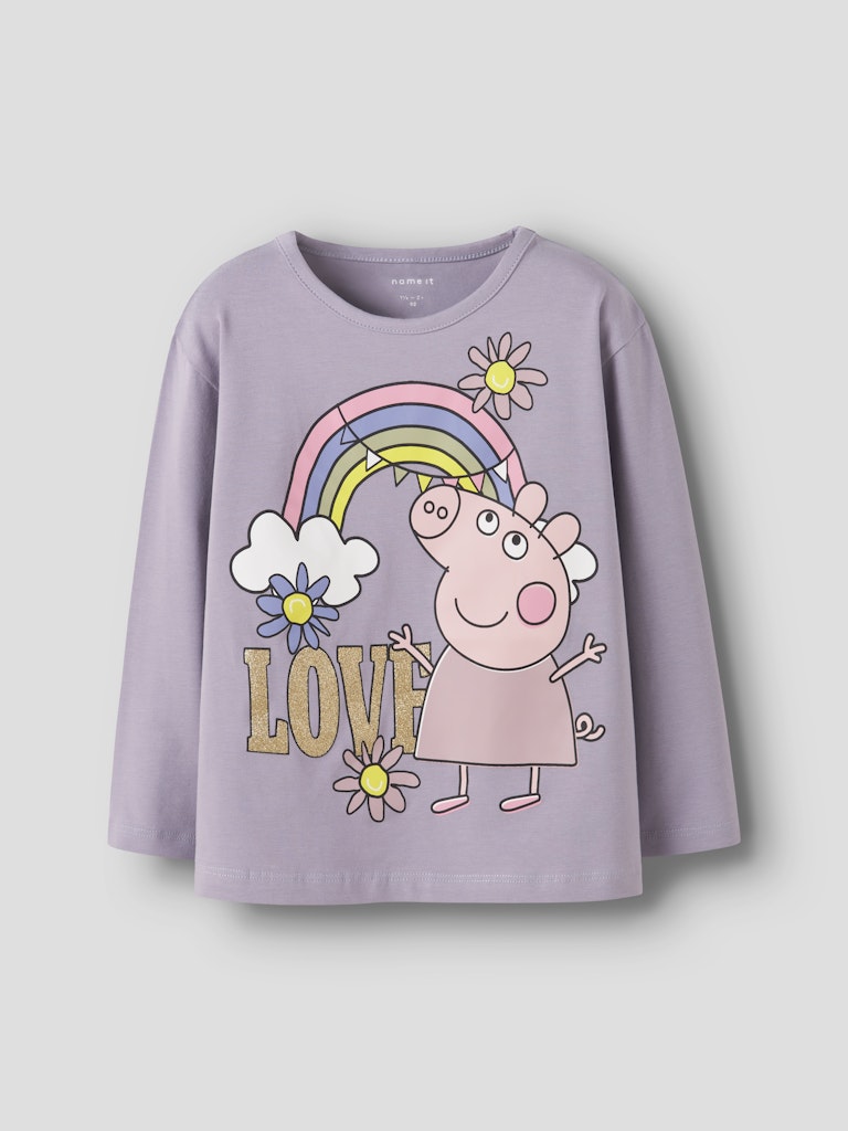 Name It lasten pitkähihainen paita NMFDADA PEPPA LS NREG TOP, violetti