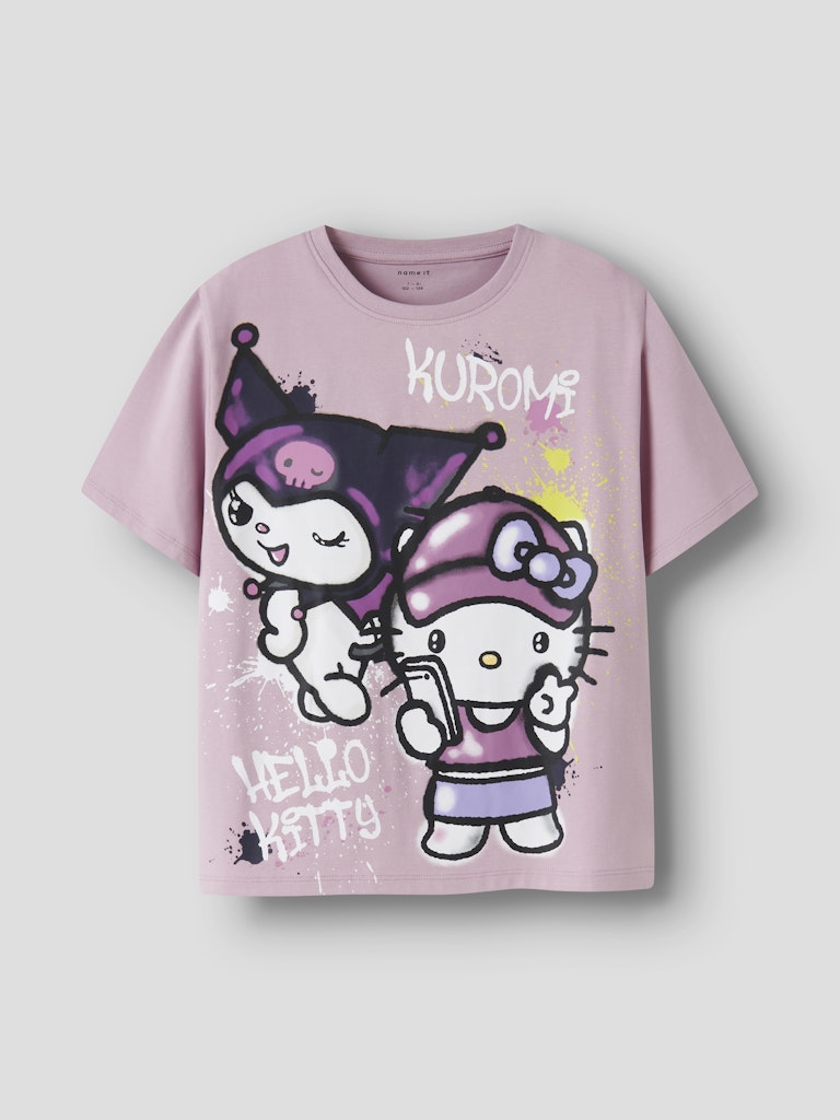 Name It lasten t-paita NKFDYDA HELLOK SS NREG TOP, vaaleanpunainen