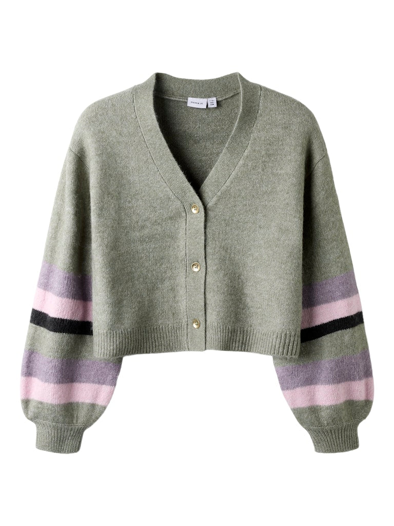 Name It lasten neuletakki NKFBELEN Knit Card, vaaleanvihreä