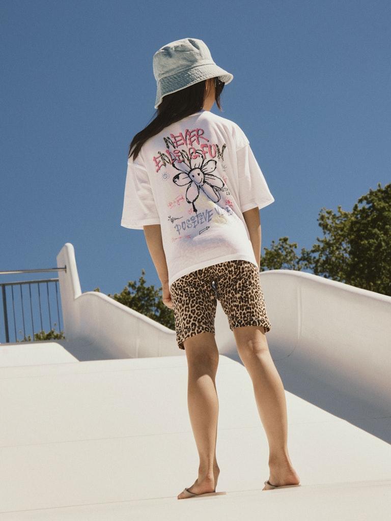 Name It lasten t-paita NKFFEIVAZ SS RLX Top Box, valkoinen