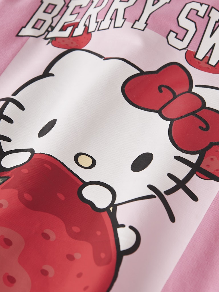 Name It lasten collegepaita Hello Kitty, vaaleanpunainen
