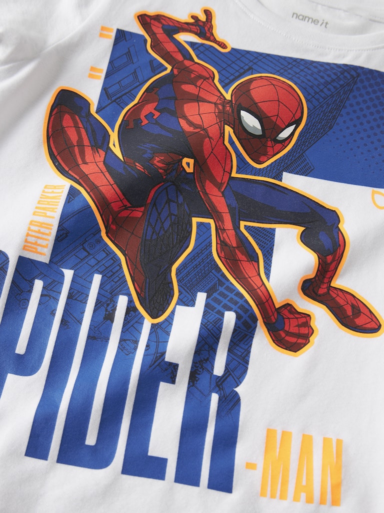 Name It lasten t-paita NmmNitin Spider, valkoinen