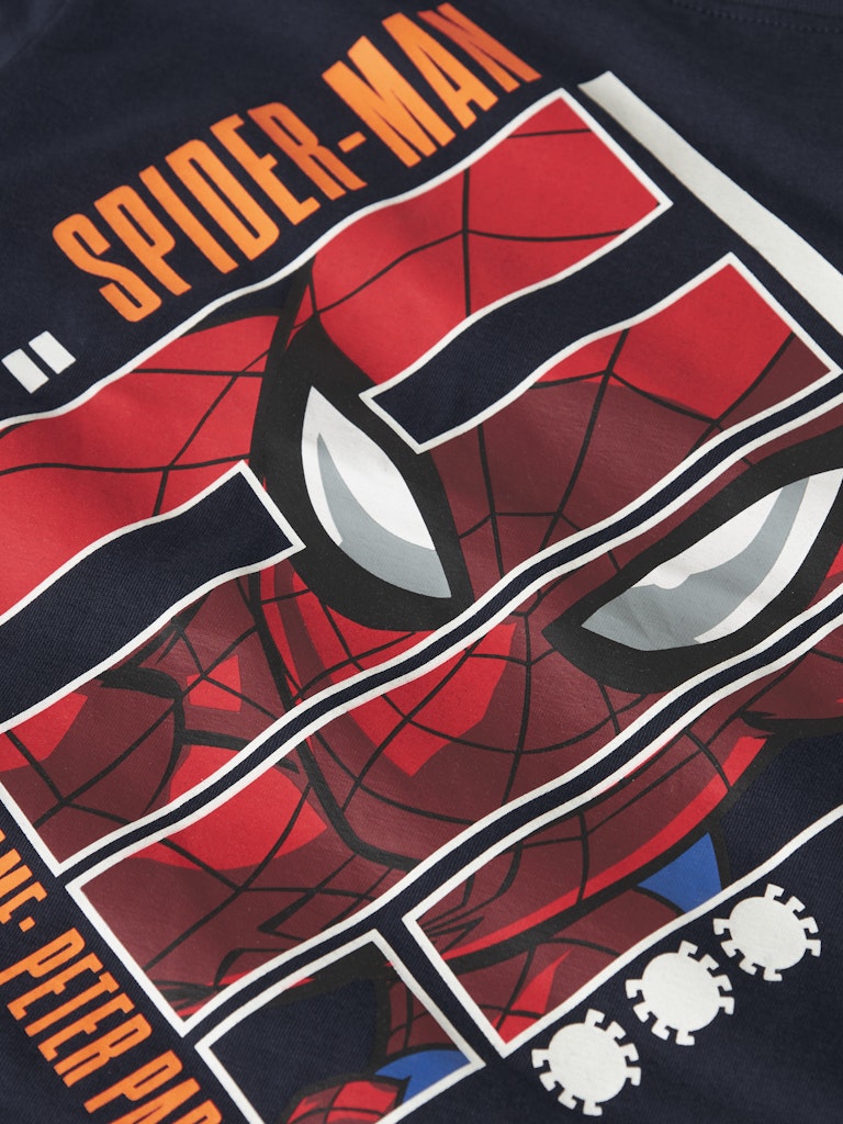 Name It lasten t-paita Spider-Man, tummansininen
