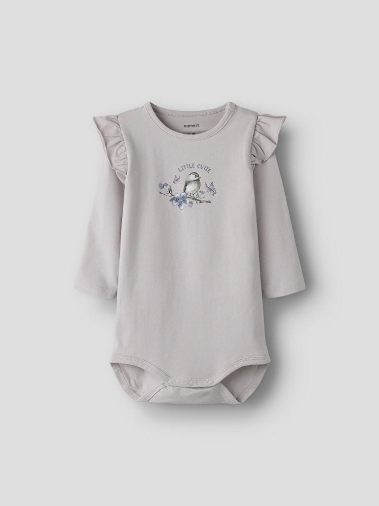 Name It body NBFBIRDY LS BODY, vaalea lila
