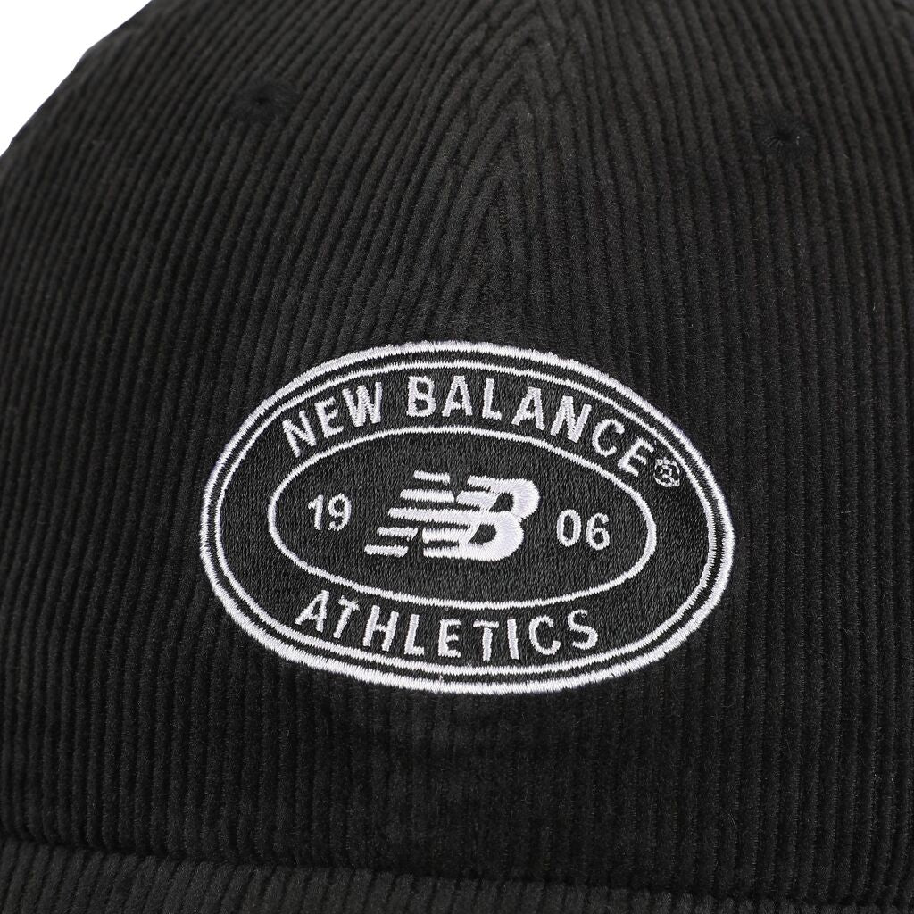 New Balance unisex lippis 6 Panel Athletics Cord Hat, musta