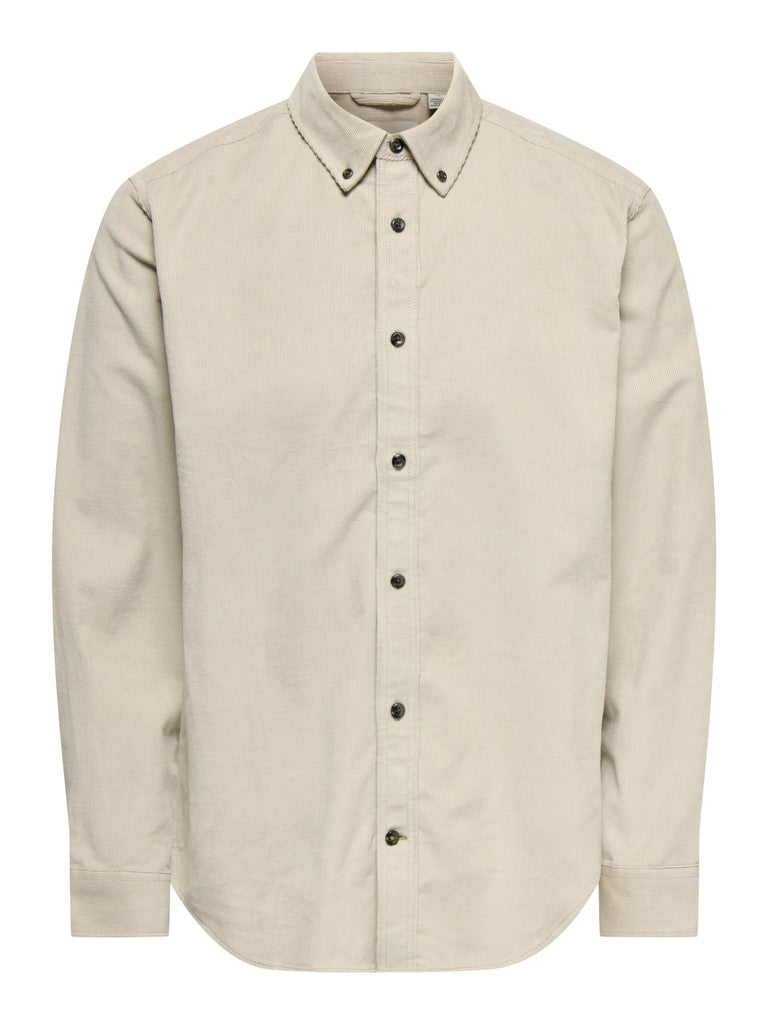 Only & Sons miesten kauluspaita Michael, Silver Lining
