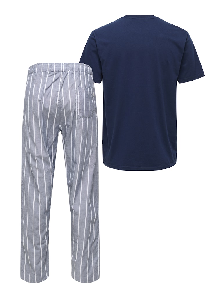 Only and Sons miesten pyjamasetti ONSBILLIE PANT LOUNGE GIFTBOX, Pageant Blue