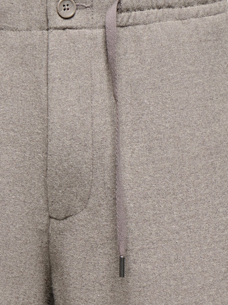 Only & Sons miesten housut Onstoby Loose Tapered Pique Bath Pants, Falcon Melange