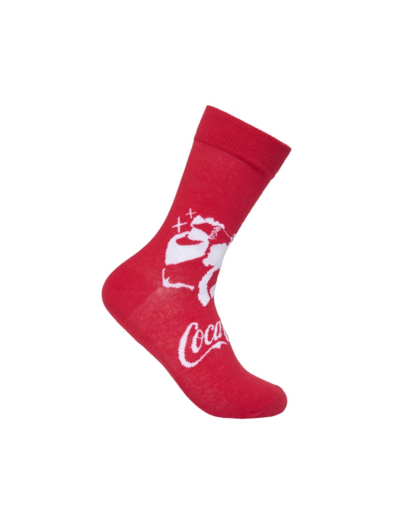Only and Sons miesten sukat Cola Sock 3 Pack, musta, valkoinen ja Coke red