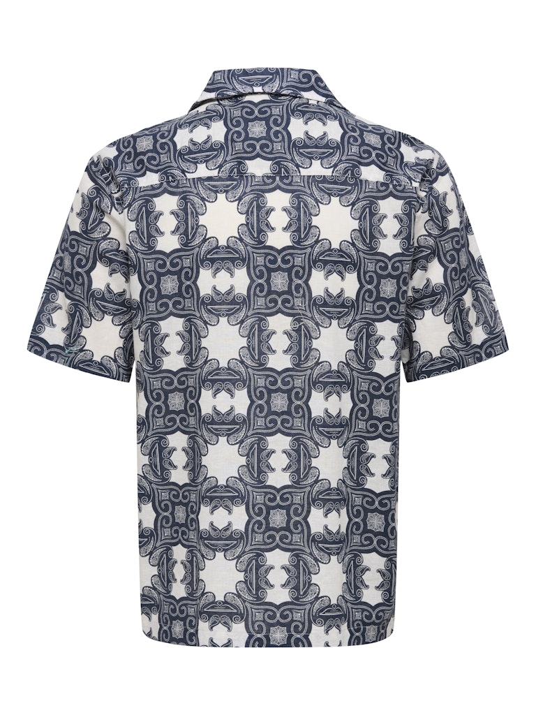 Only and Sons miesten kauluspaita ONSCaiden, Gardenia Blue Nights