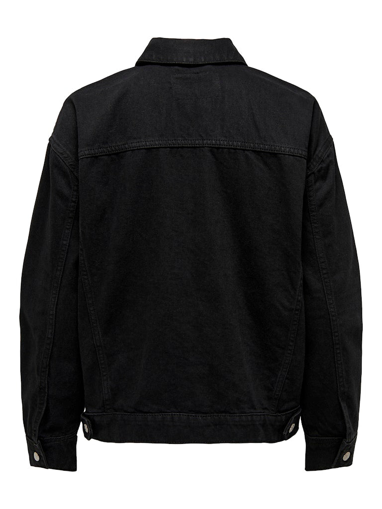 Only and Sons miesten farkkutakki Zach Box Pim Denim Jacket, musta