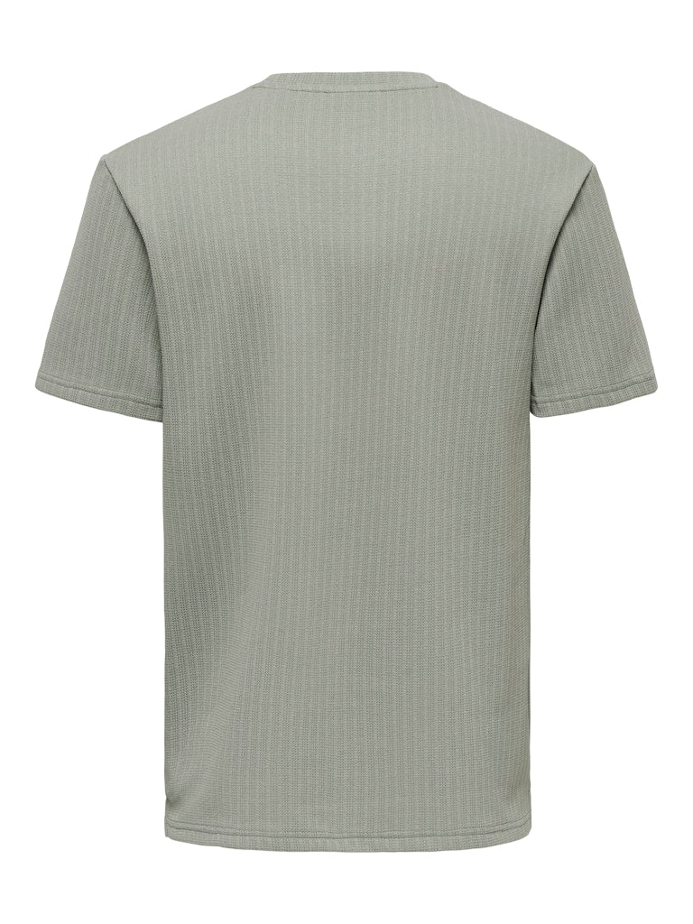 Only and Sons miesten t-paita Konstrey Life Reg SS Frml Tee Noos, Laurel Oak