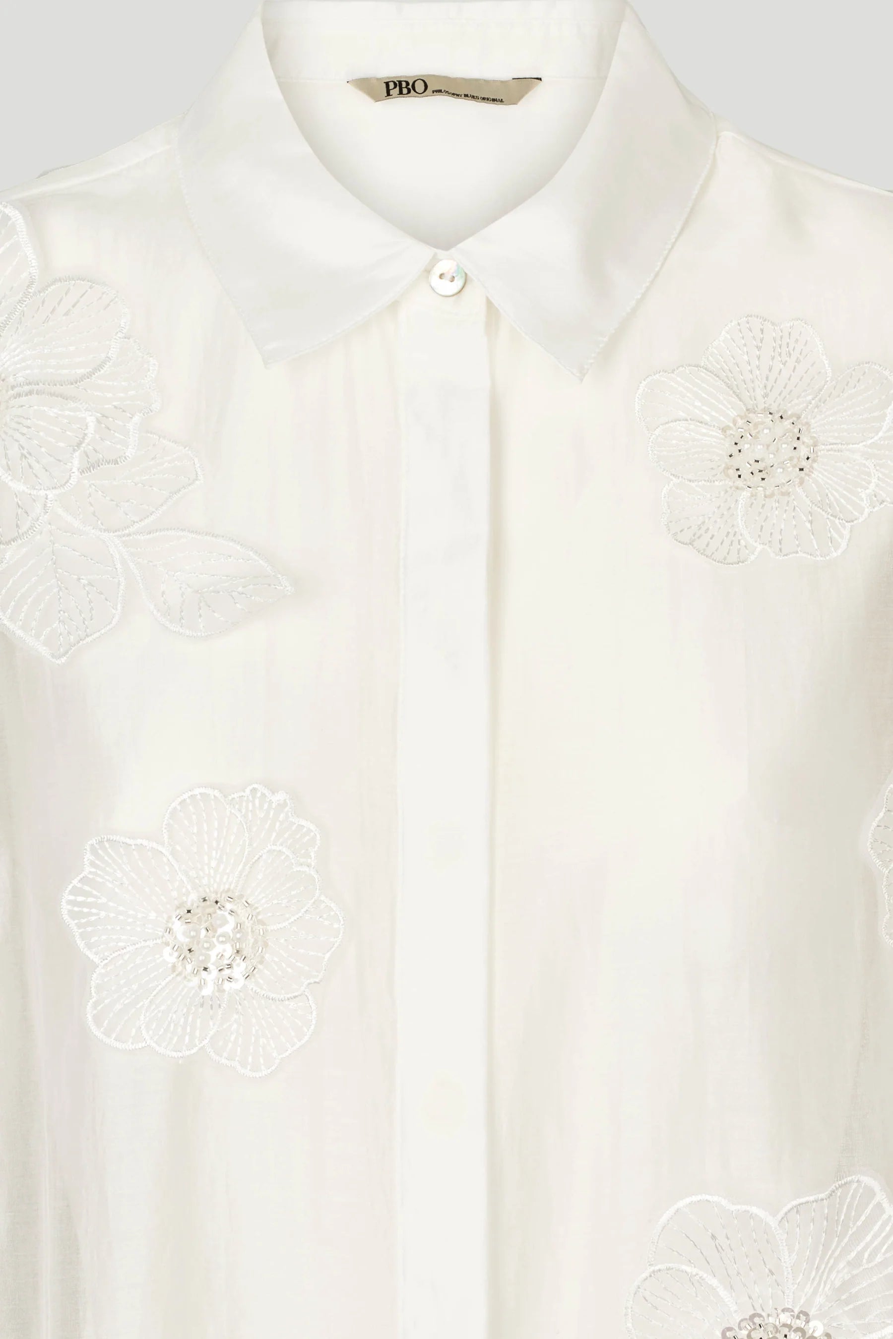 Philosophy Blues Original naisten paitapusero Bluma Shirt, valkoinen