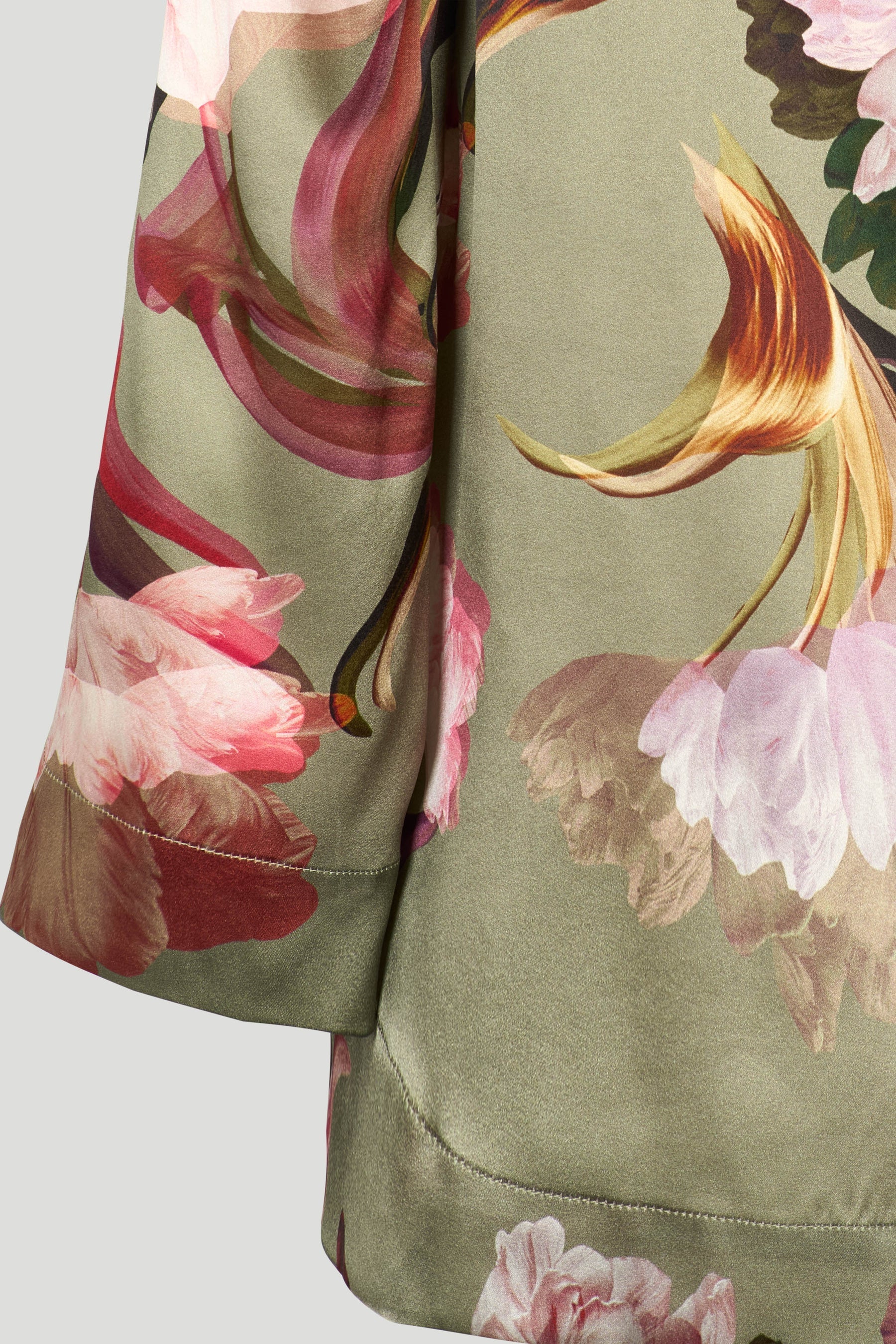 Philosophy Blues Original naisten pusero Celia Silk Blouse, kuosi, vihreä