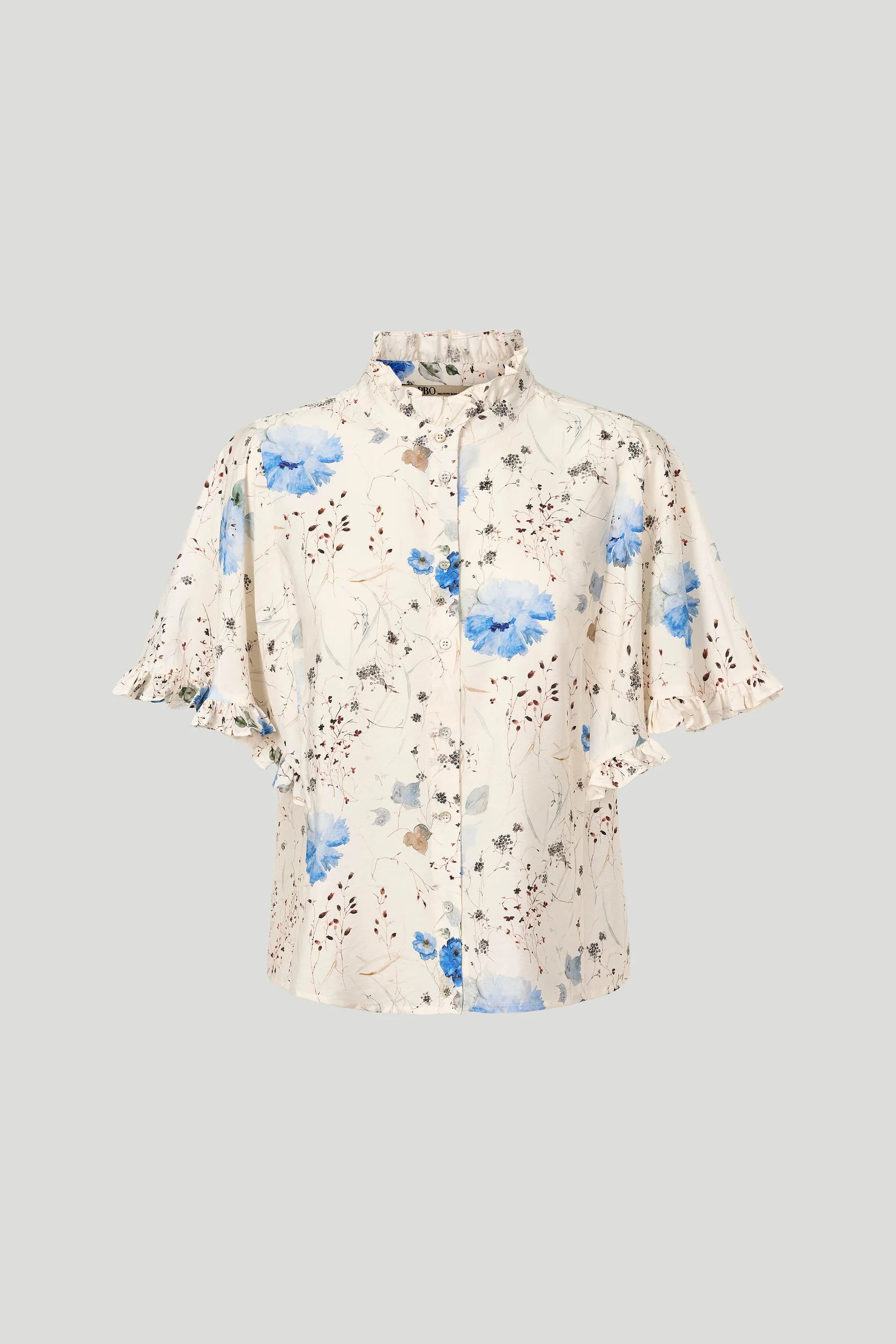 Philosophy Blues Original naisten pusero Diversity Shirt, valkopohjainen kuosi