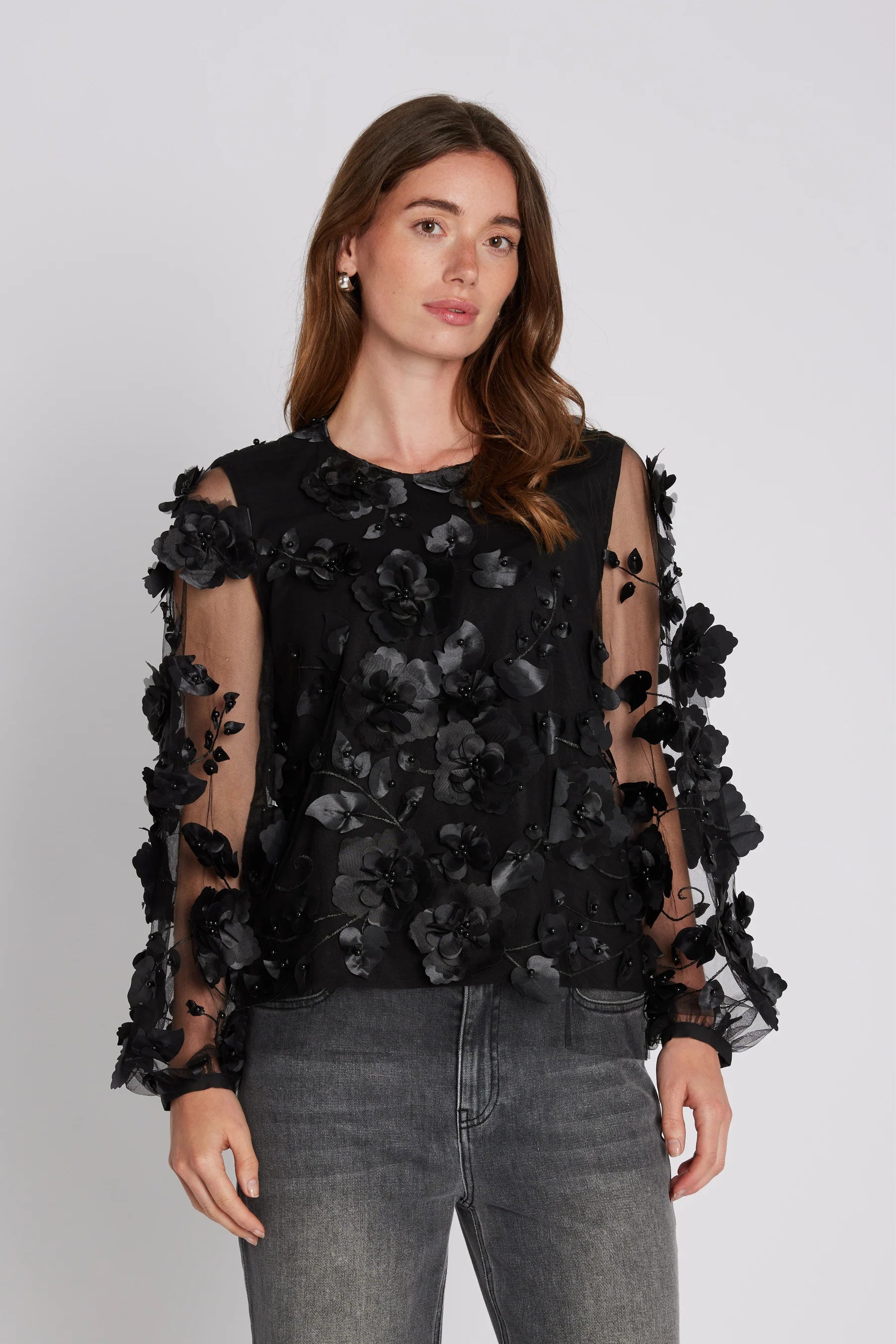 Philosophy Blues Original Giron Blouse, Musta