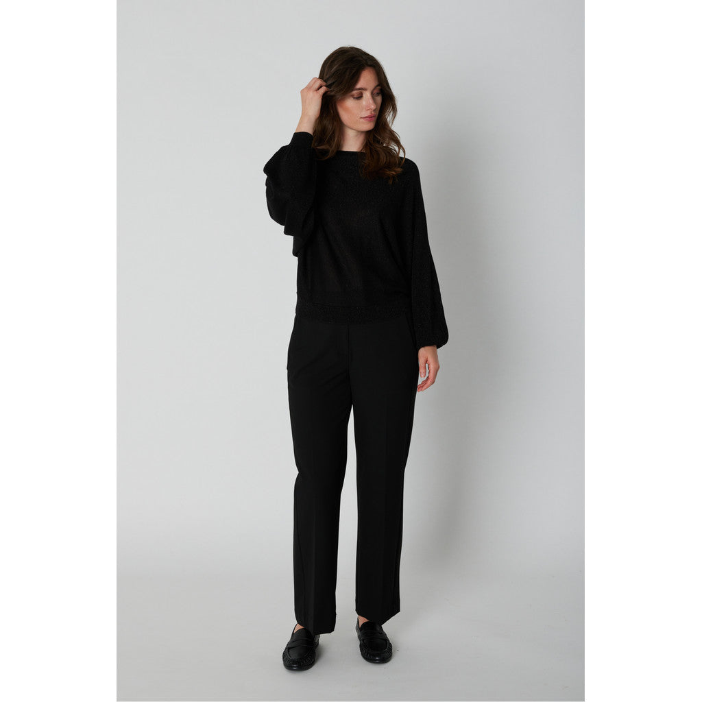 Philosophy Blues Original naisten suorat housut Tago Pants, musta