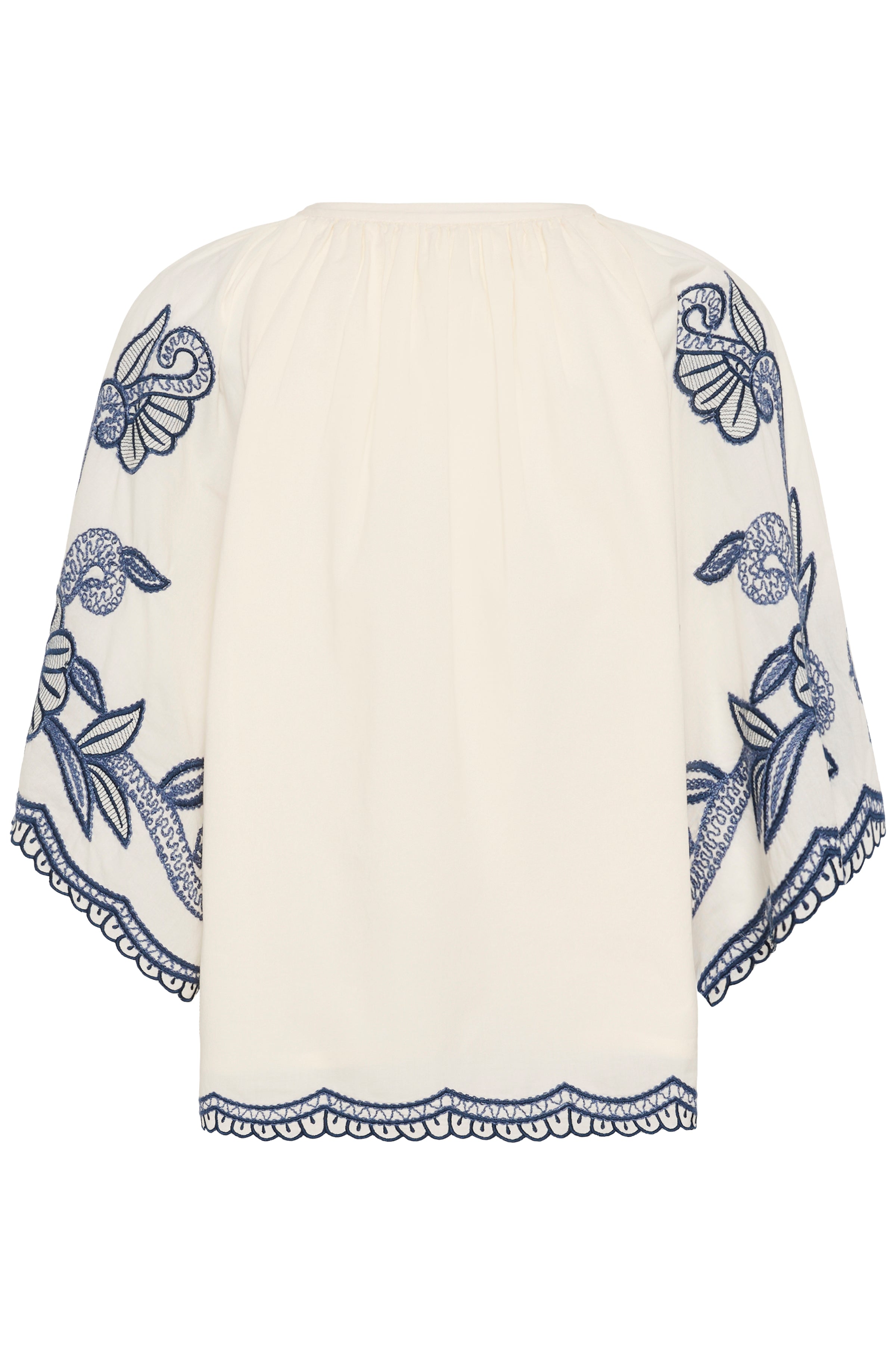 Part Two naisten pusero Bianchapw Bl, Whisper White W Blue Emb