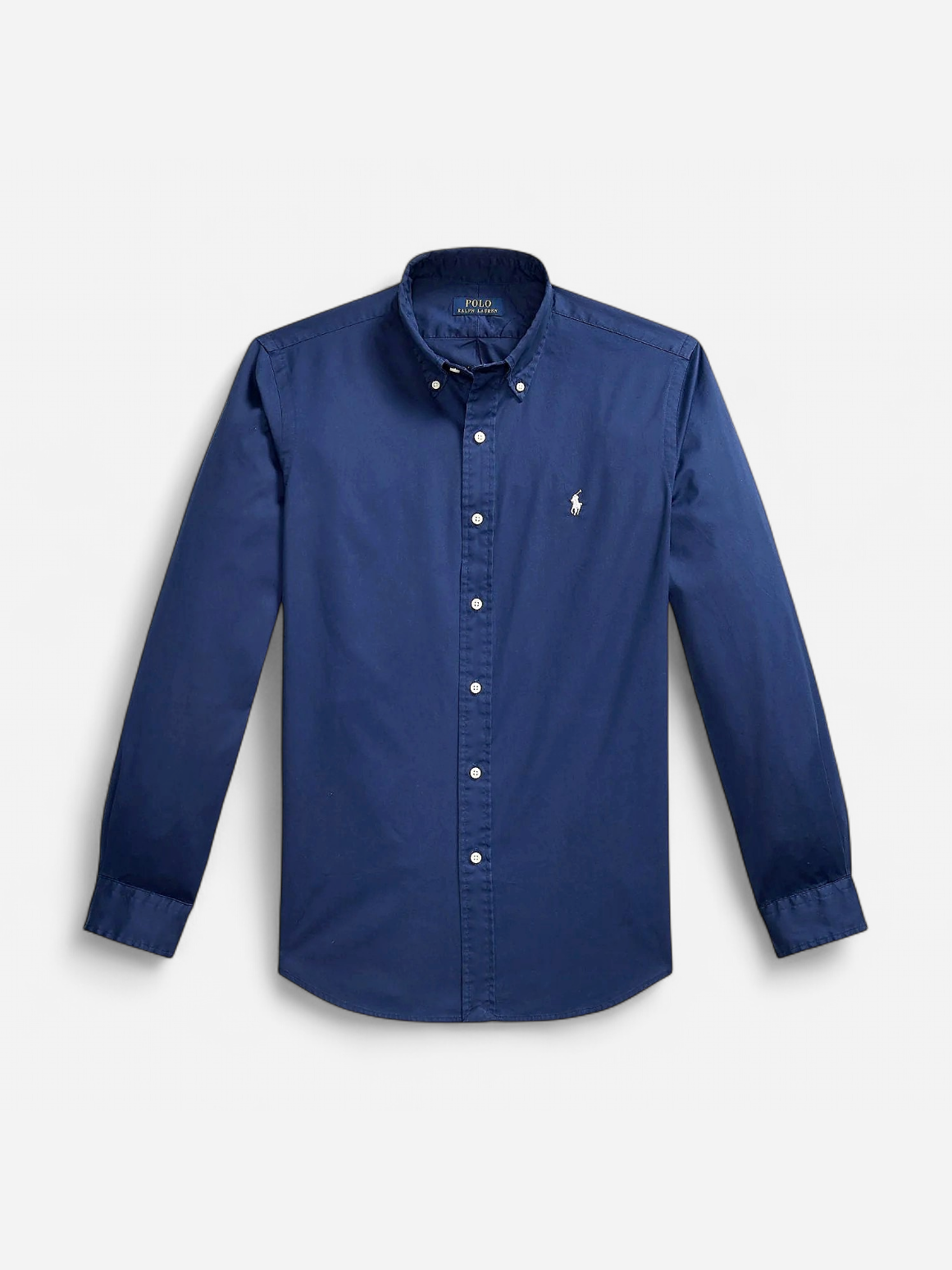 Polo Ralph Lauren miesten kauluspaita Washed Cotton Shirt, tummansininen - Kekäle.fi