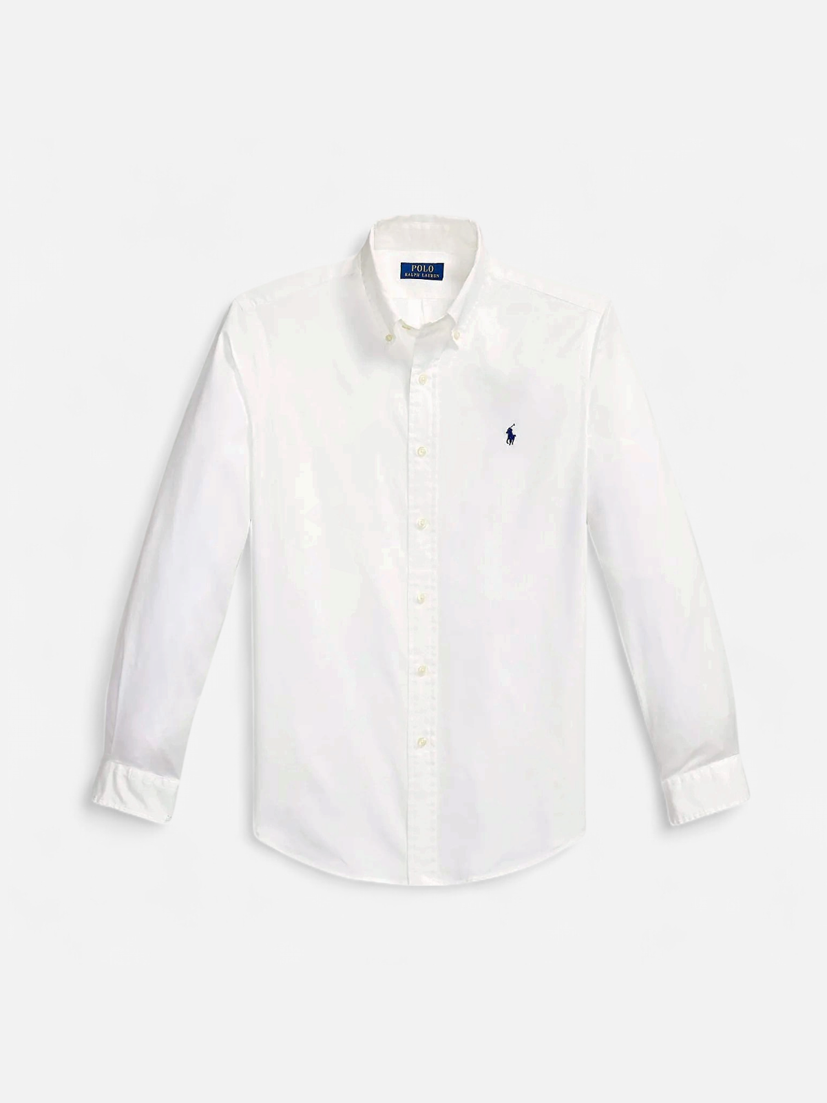 Polo Ralph Lauren miesten kauluspaita Washed Cotton Shirt, valkoinen - Kekäle.fi