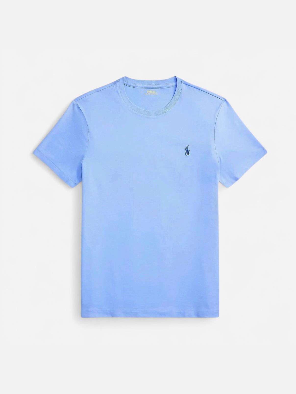Polo Ralph Lauren miesten t-paita Custom Slim Fit T-shirt Seasonal Color, vaaleansininen - Kekäle.fi