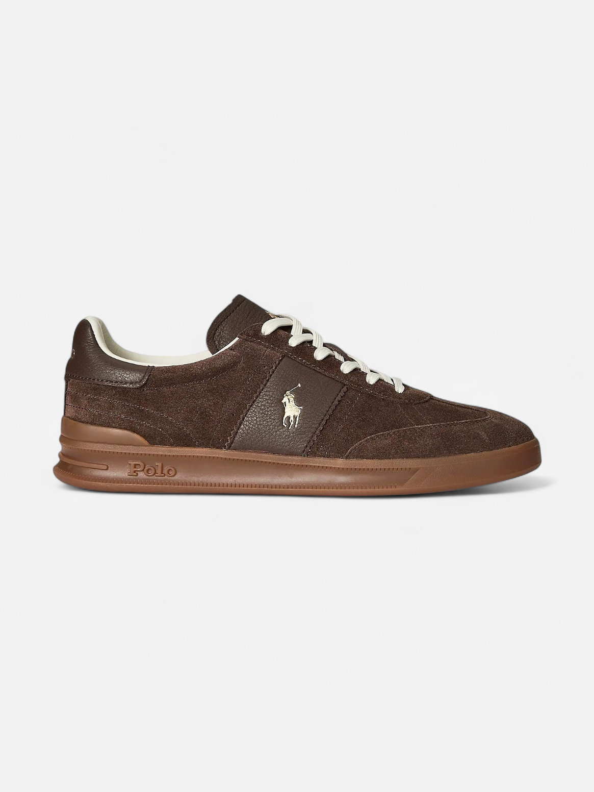Polo Ralph Lauren miesten tennarit Heritage Aera Suede Sneaker Low Top, tummanruskea - Kekäle.fi