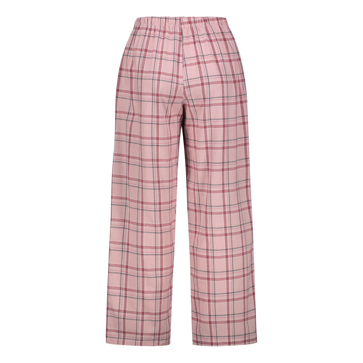 Klement naisten pyjamahousut Kia ruutuhousu, vaaleanpunainen