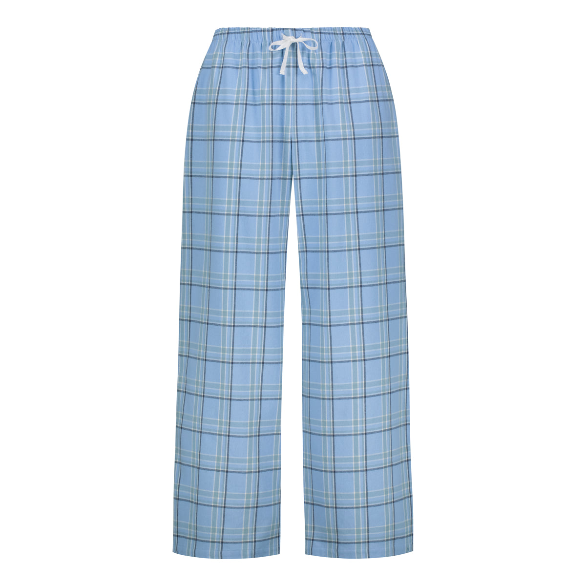 Klement naisten pyjamahousut Kia ruutuhousu, sininen