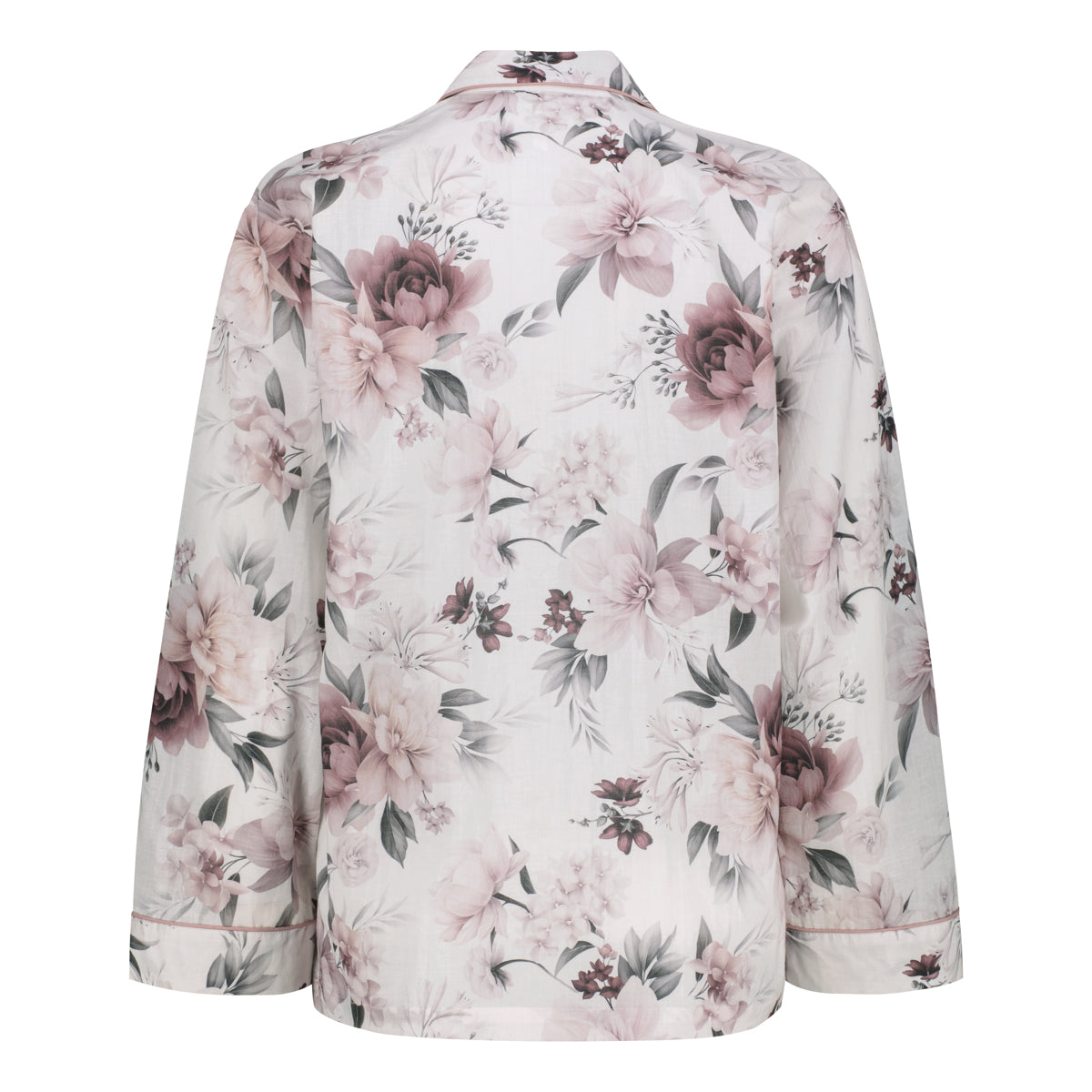 Klement naisten pyjama Bea Pyjama, valkopohjainen kuosi