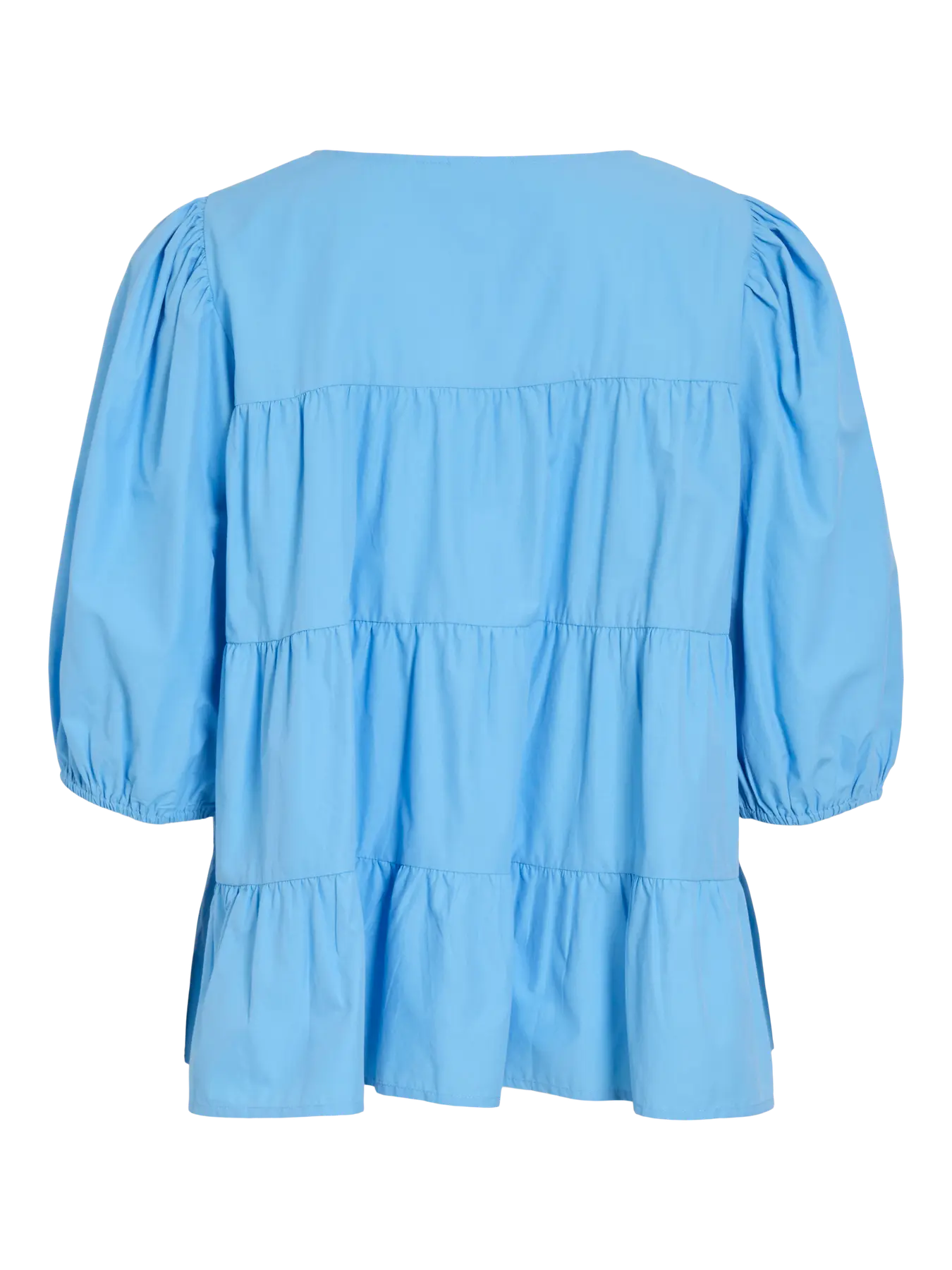 Vila naisten pusero Vikelli 3/4 O-Neck Top, sininen