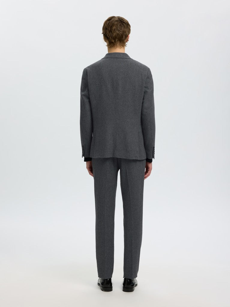 Selected miesten bleiseri Slim Reed Wool, Dark Grey Melange