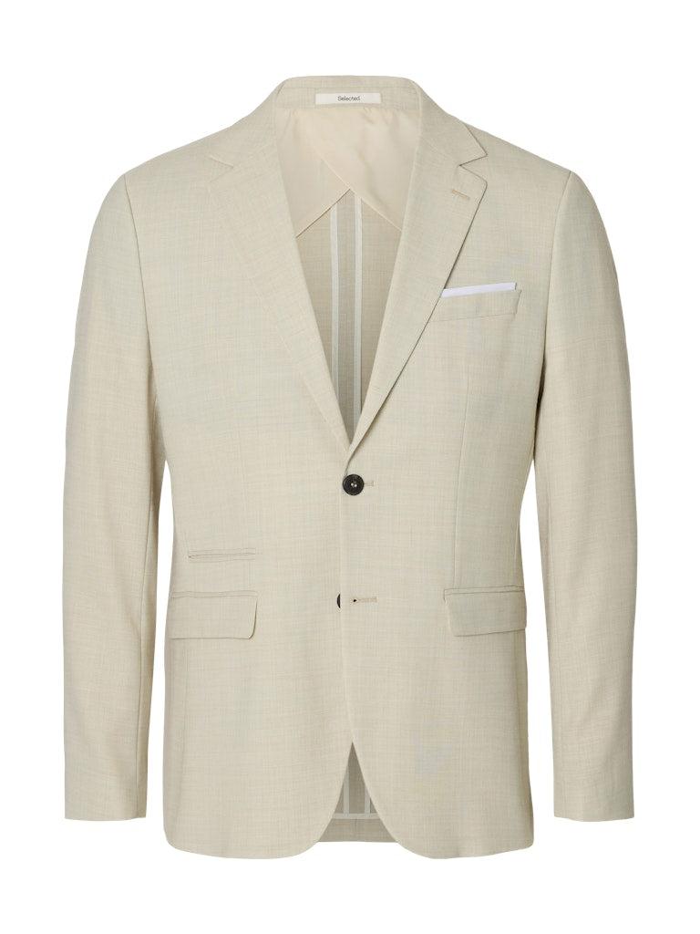 Selected miesten bleiseri SlhSlim Oasis, Egret