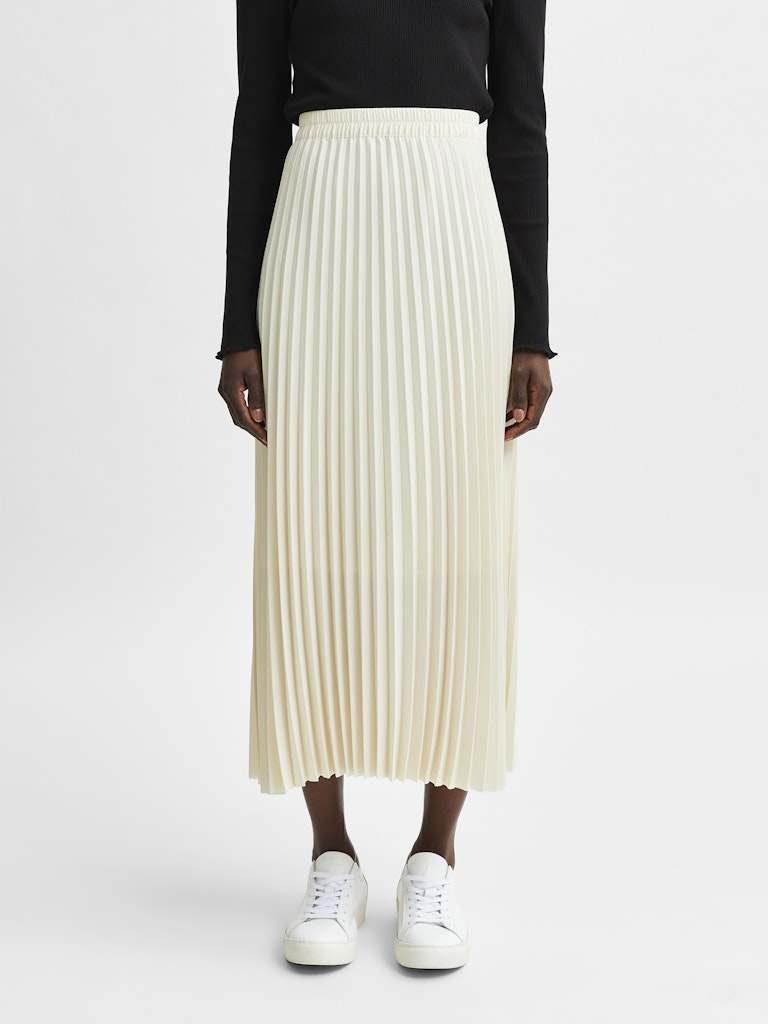 SLFALEXIS MW MIDI SKIRT B NOOS Birch