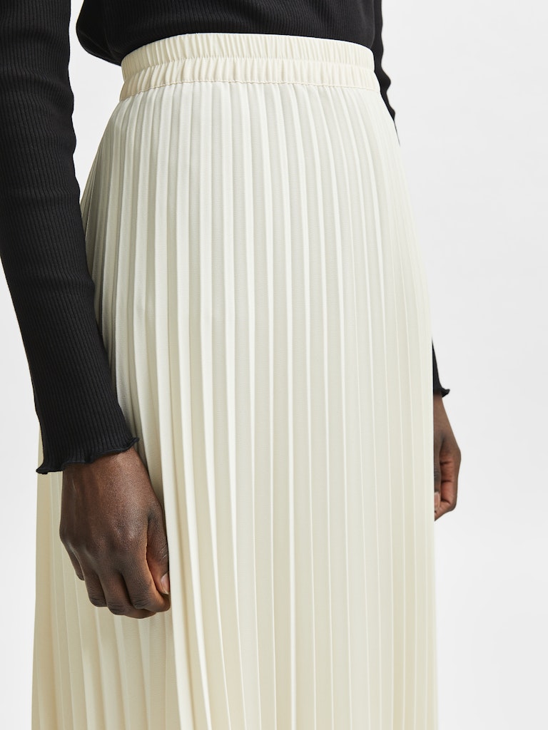 SLFALEXIS MW MIDI SKIRT B NOOS Birch
