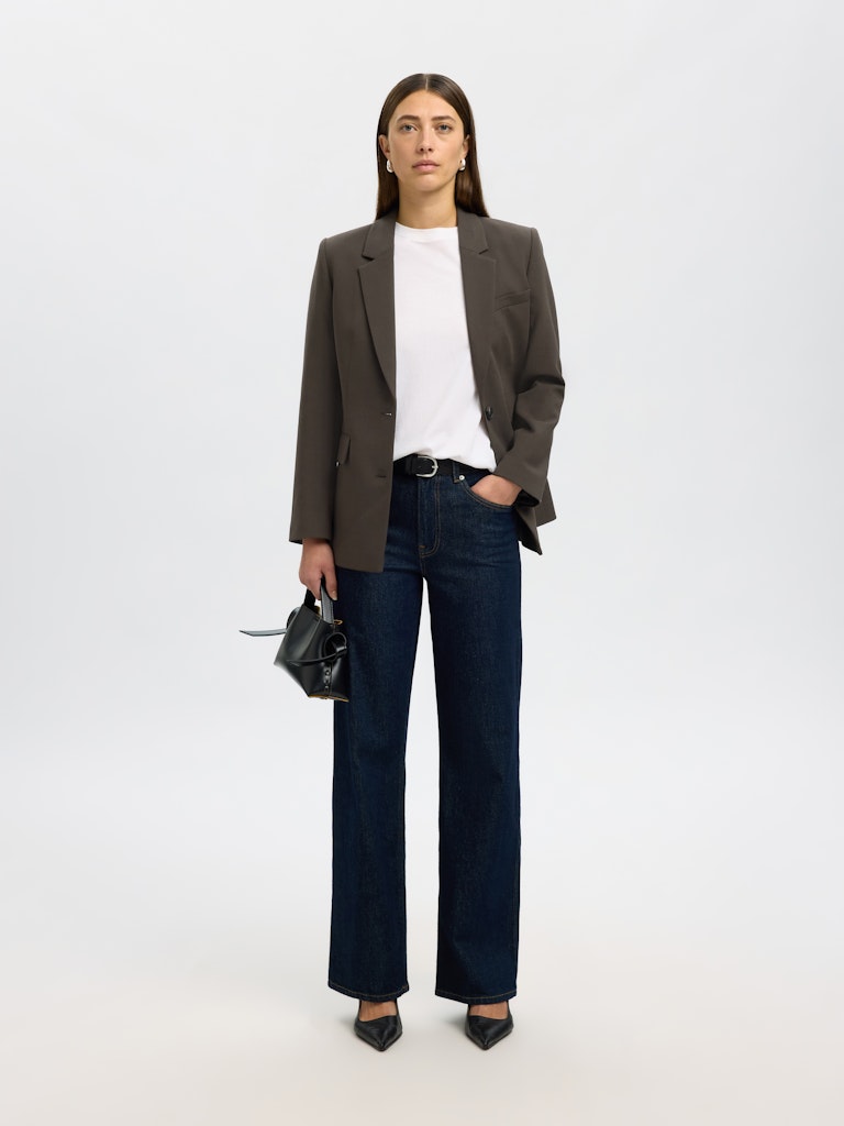 Selected Women naisten Bleiserit Rita Classic Blazer, Delicioso Melange