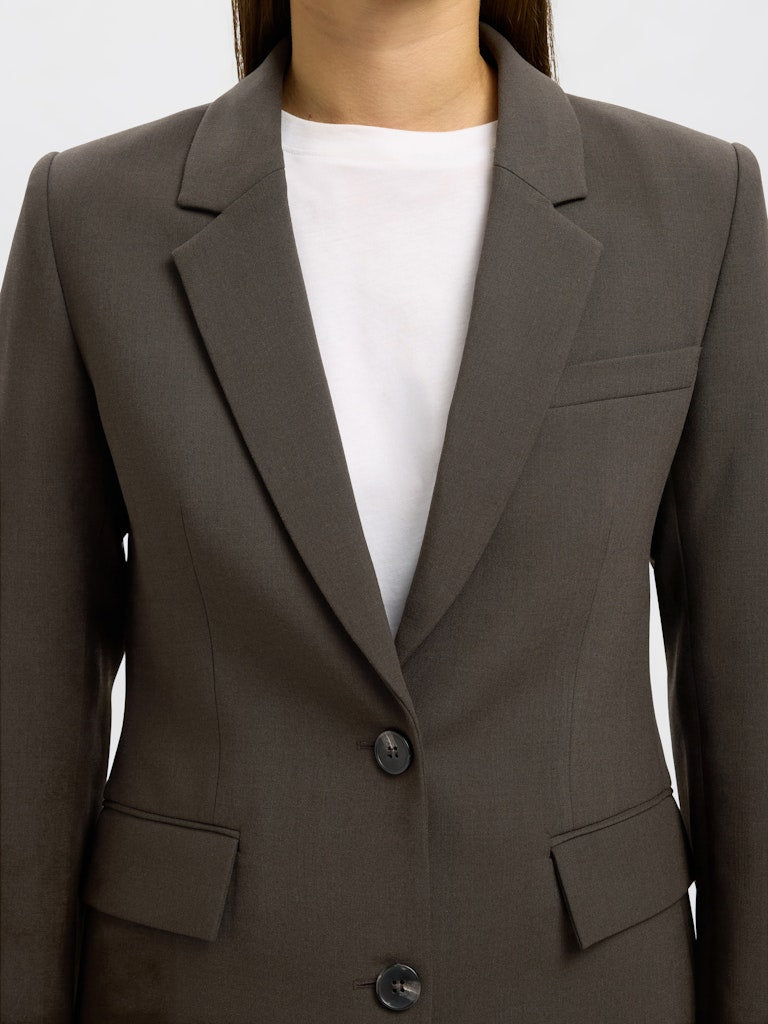 Selected Women naisten Bleiserit Rita Classic Blazer, Delicioso Melange