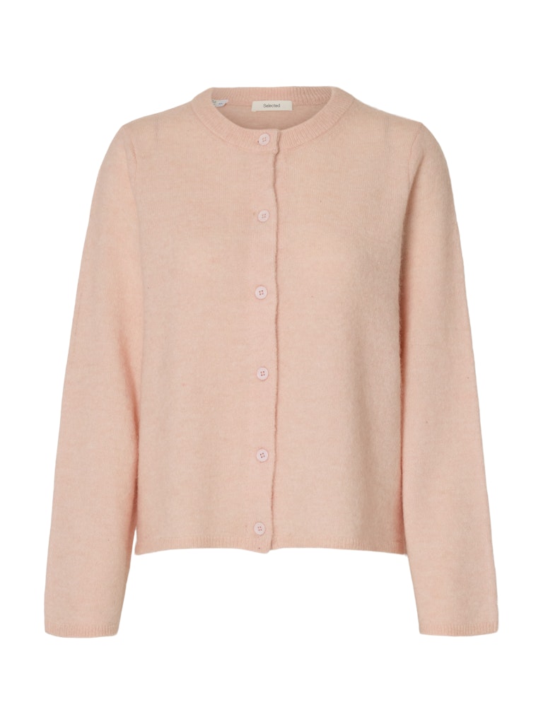 Selected Femme naisten neuletakki SLFLULU NEW LS KNIT CARDIGAN, Pale Dogwood Melange