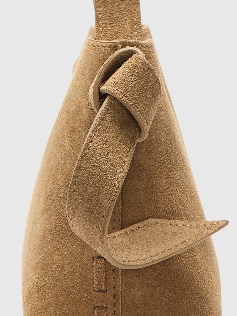Selected Femme naisten laukku SLFStella Mini Suede Bag, Tan