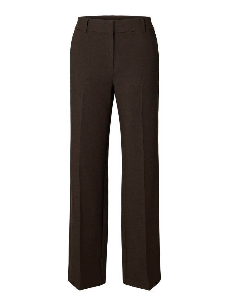 Selected Women naisten housut Rita Wide Pant, Delicioso Melange