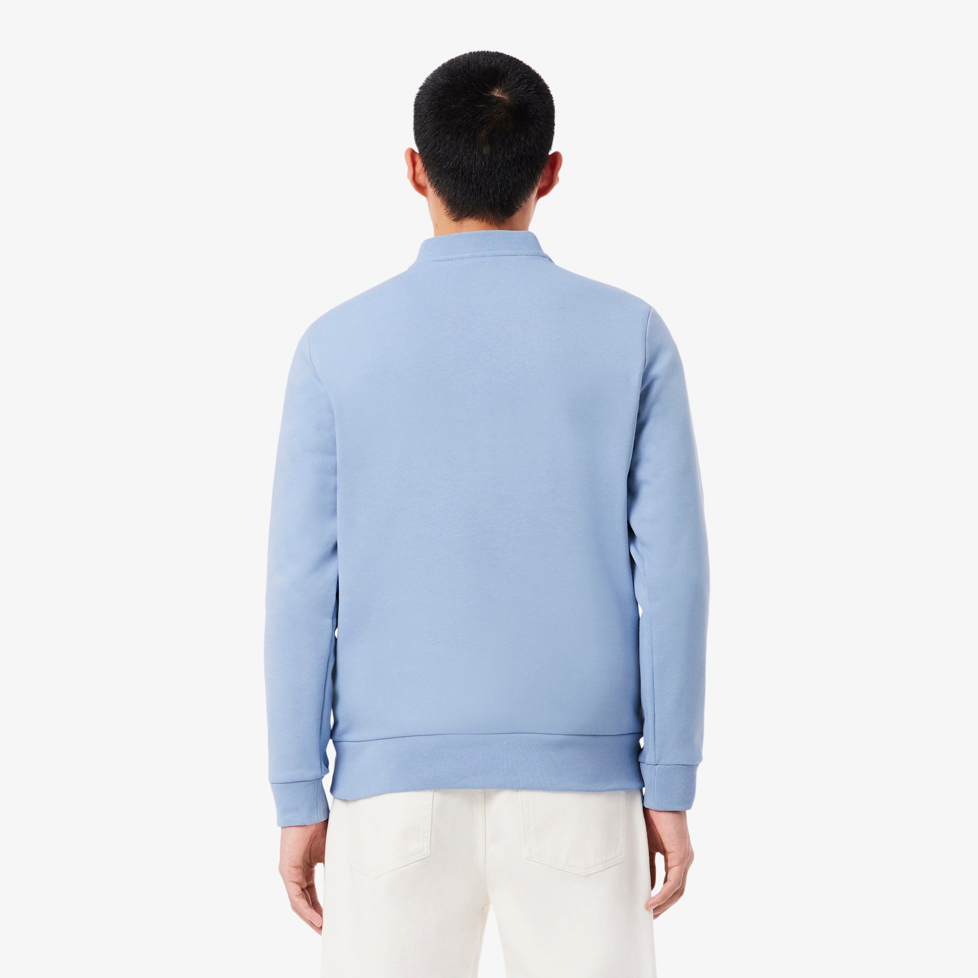 Lacoste miesten neulepusero Brushed Cotton Fleex Jogger Sweatshirt, vaaleansininen