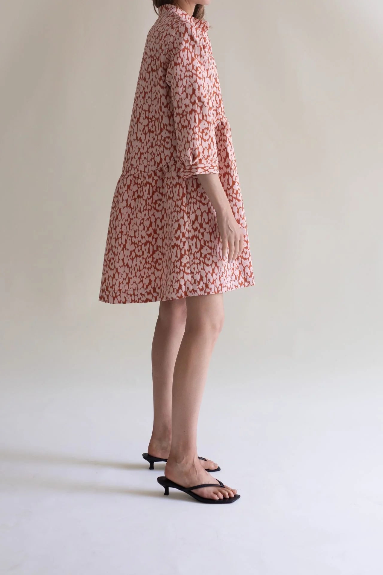 Gauhar mekko Shirt Dress Leonie, vaaleanpunainen kuosi