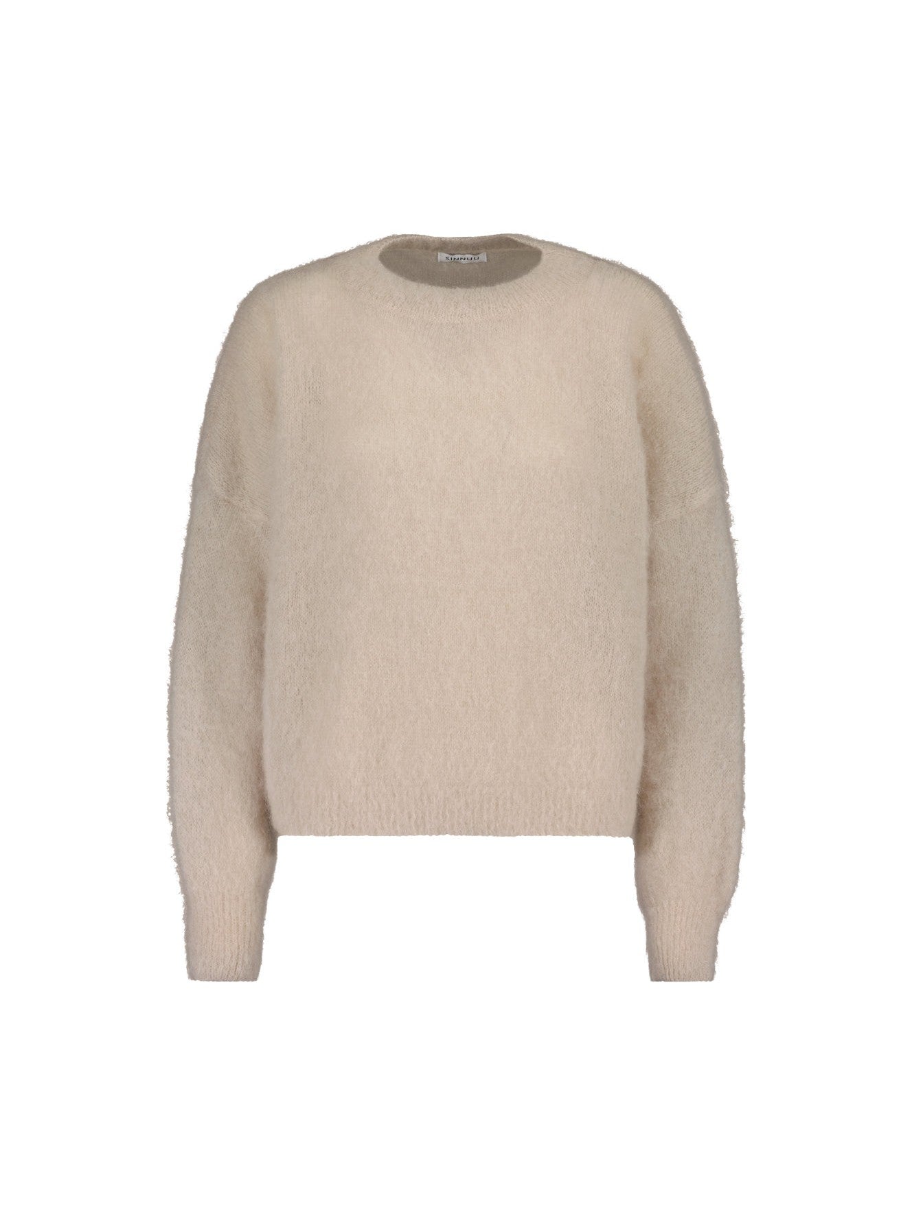 Sinnuu naisten neulepusero Darla Mohairneule, hiekka