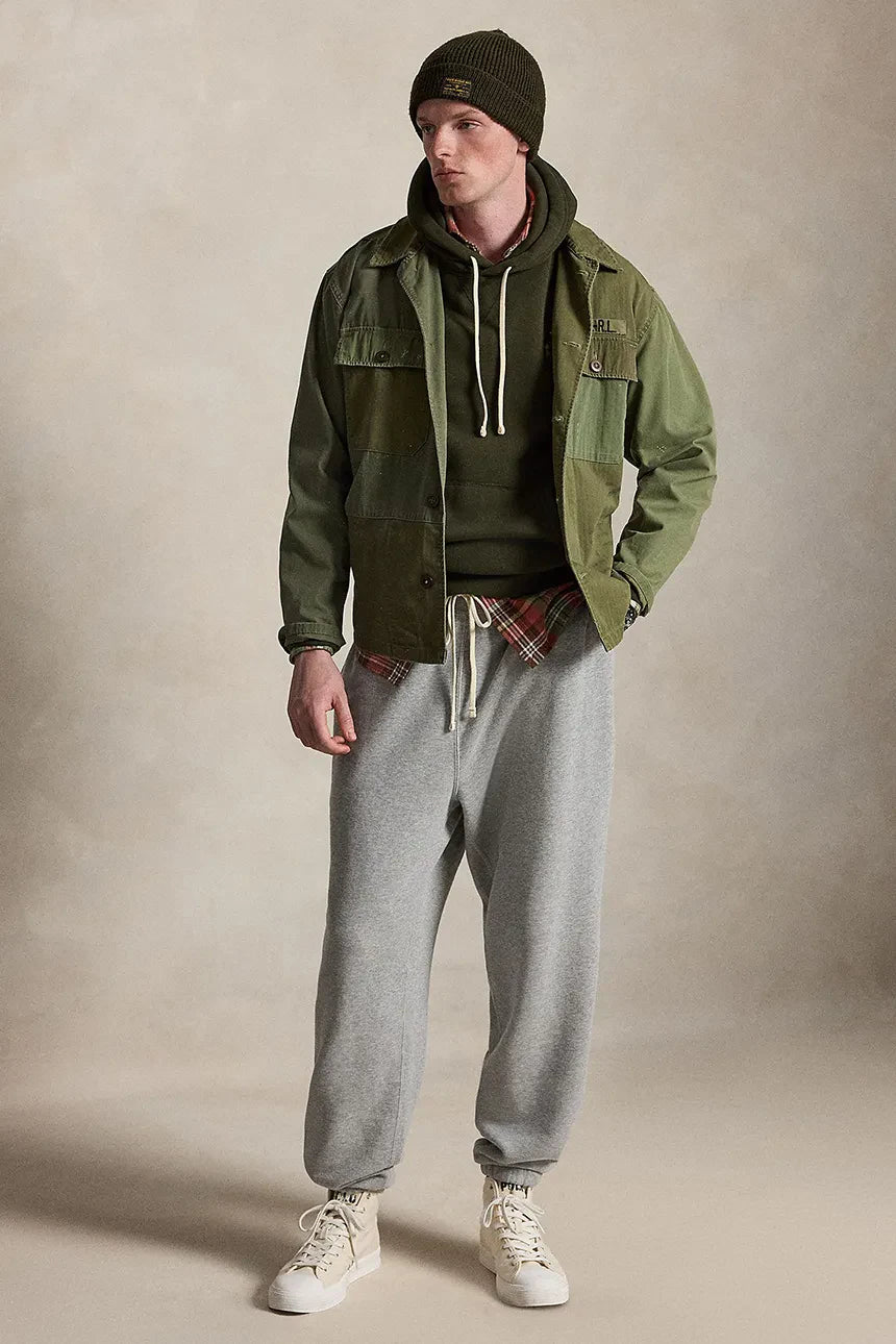 Polo Ralph Lauren miesten huppari The Rl Fleece Hoodie, Khaki