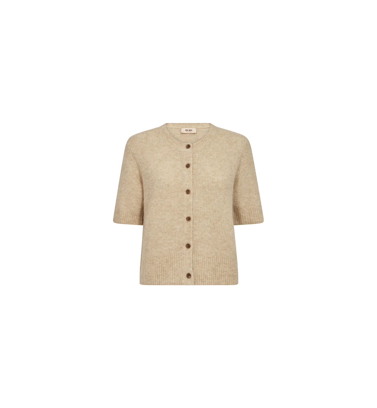 Mos Mosh naisten neuletakki Thora SS Cardigan, twill