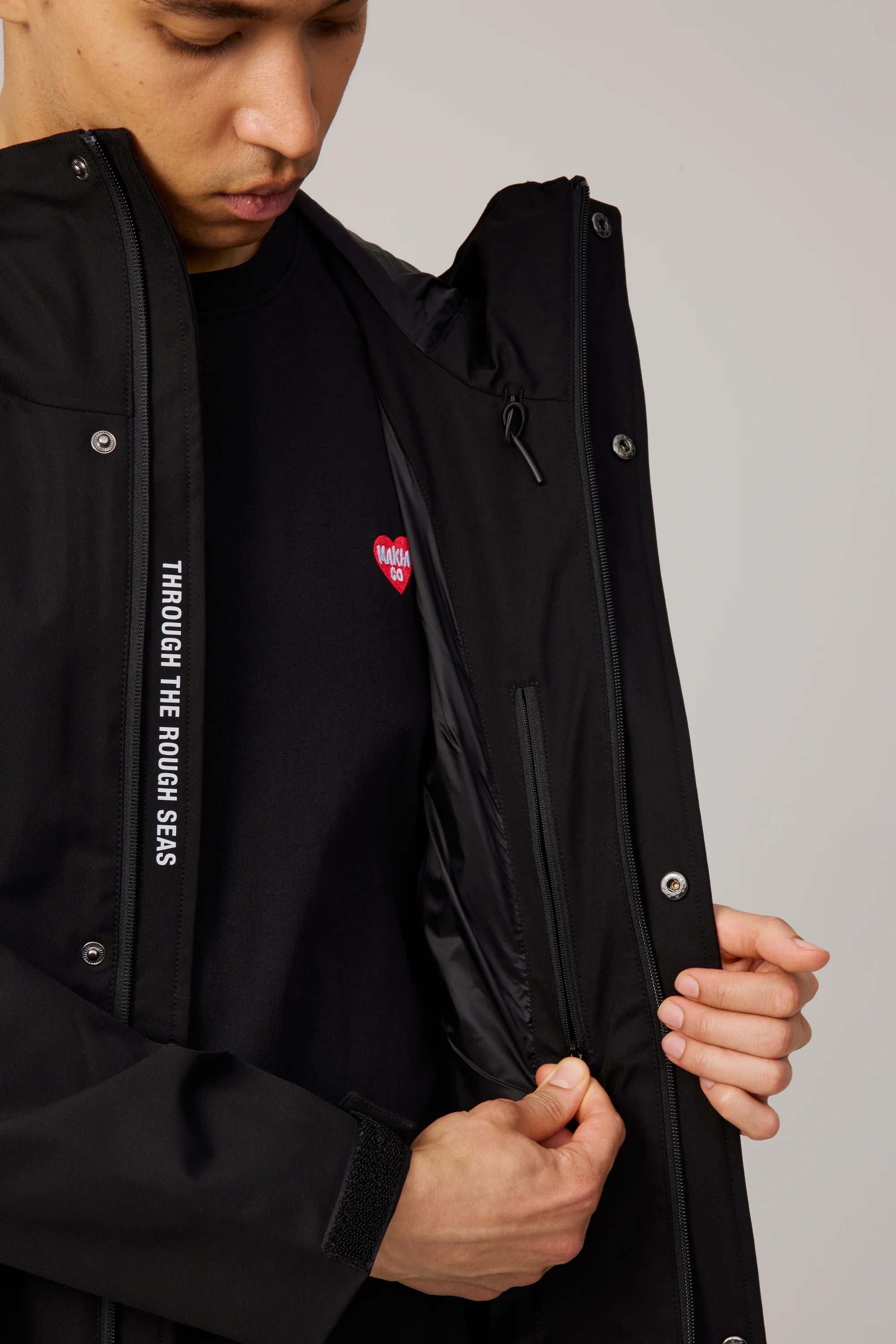 Makia miesten takki Mallory Jacket, musta